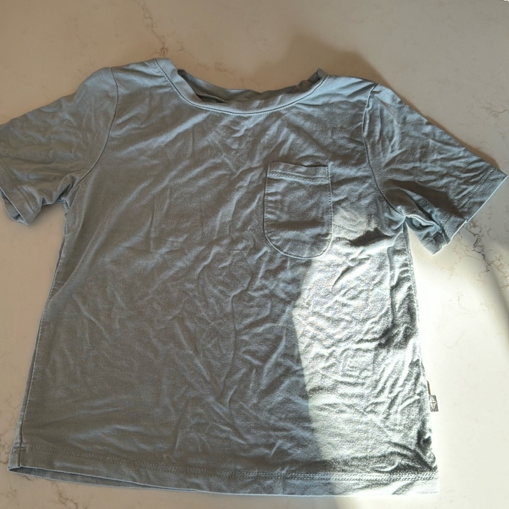 Kyte toddler crew neck tee in glacier 4t